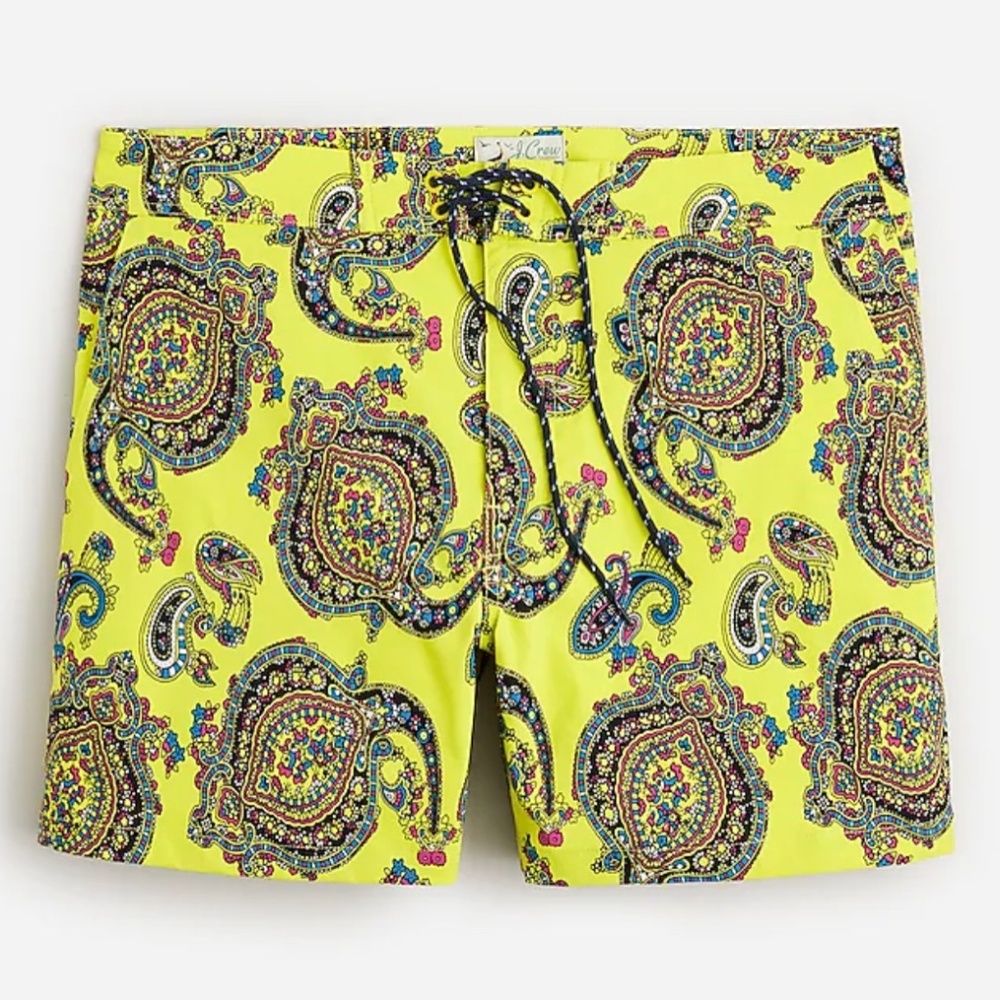 5'' stretch breaker board short in floral print with ECONYL® nylon